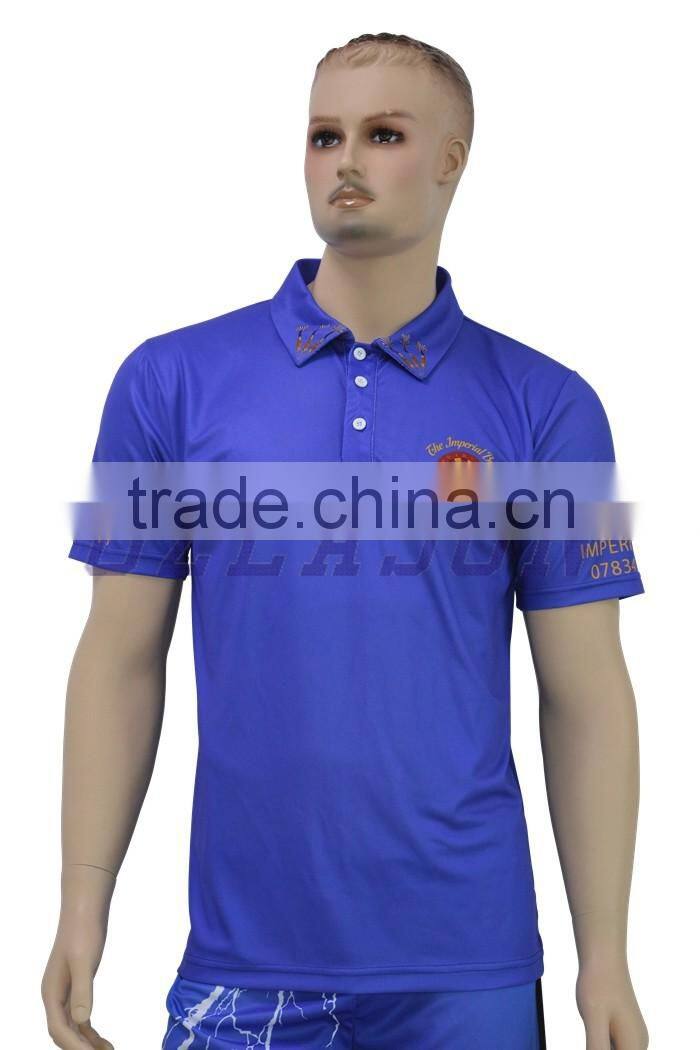 2016 Latest men's football polo shirt design