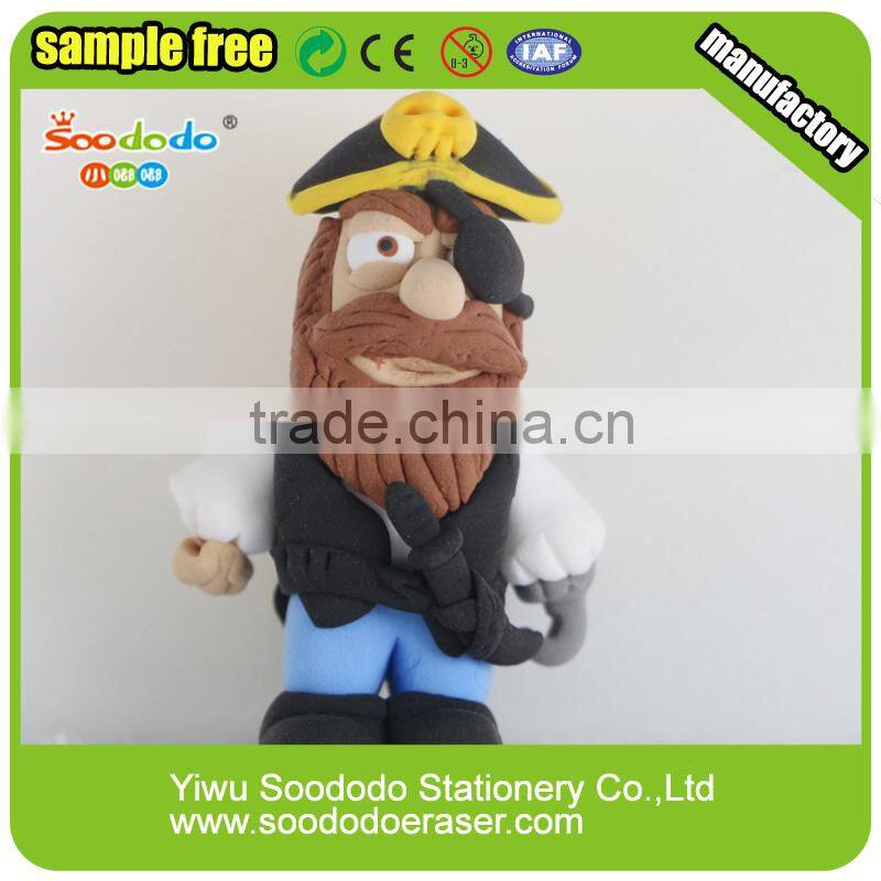 Cool Clay eraser pirate set pencil eraser