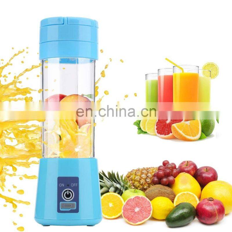 Portable Plastic USB Electric Fruit Juicer Bottle Making Cup With Charging Cable