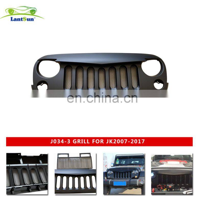 J034-3 for jeep JK front grill little bird plastic+barbed wire grille lantsun