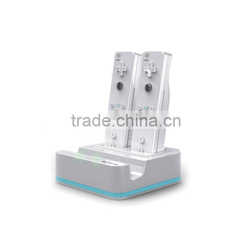 Brand new 3in1 controller charger with two pcs batteries for WII U