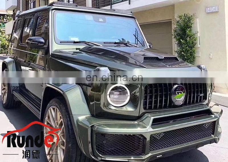 Runde Auto Accessories Body Parts Carbon Fiber Engine Bonnet Hood For Mercedes-Benz G-Class engine bonnet hood