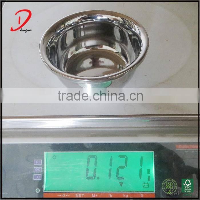wholesale stainless steel shaving soap bowl for men