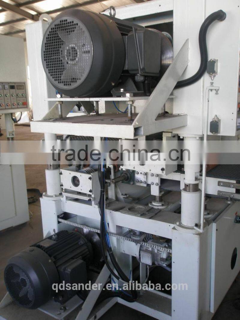 Two head calibrating machine sander