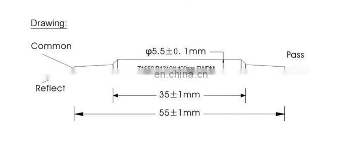 FTTH Fiber Optic Equipment Module 1*2 Sc Filter FWDM