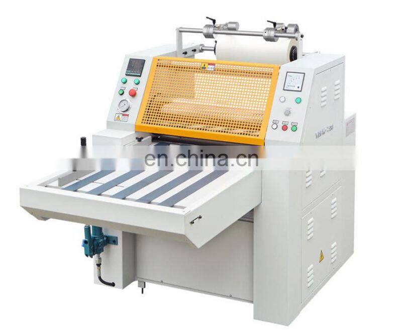 YDFM720 Glossy & Matte Plastic Film Thermal laminating machine, paper sheet feed hot press laminator