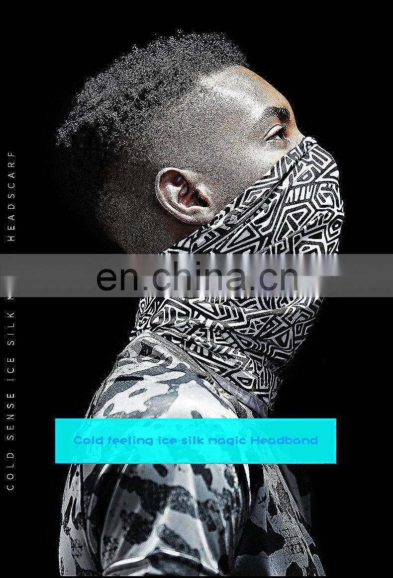 Summer outdoor sunscreen bib cover men's neck guard riding mask magic face towel thin ice silk anti-ultraviolet headscarf