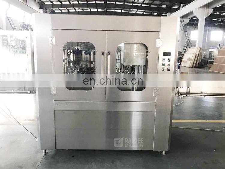 Automatic Aluminum Can Soda Water Washing Filling Sealing Machine Beverage Canning Line