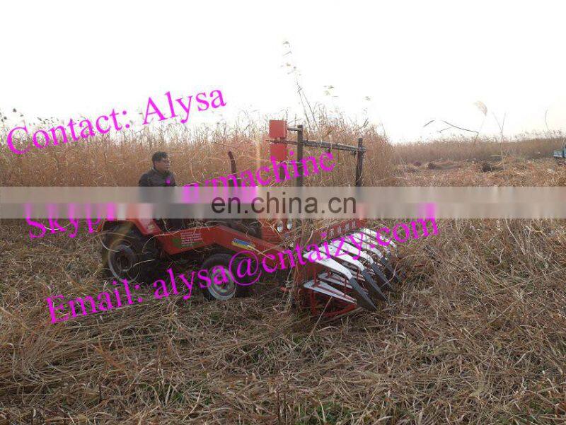Factory Direct Sales new small mini reed combine harvester, reed combine harvester