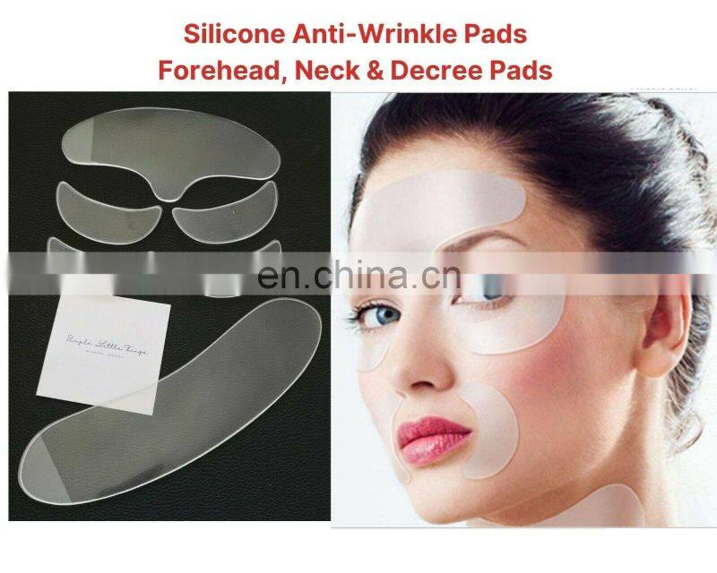 Silicone Anti-Wrinkle Pads Reusable - Forehead / Neck / Decree / chest Pads