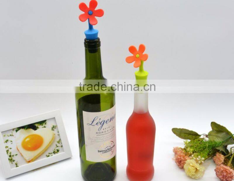 Made In China Wine Hottle Stopper Parts Hat Shape Silicone wine bottle stopper