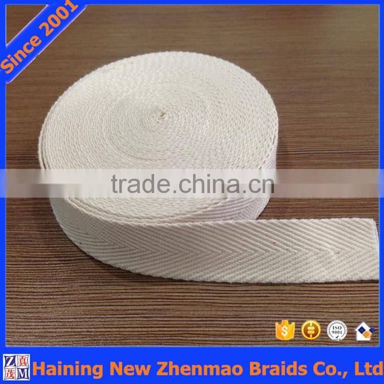 1/1.25/1.5 inch 100% cotton ribbon herringbone bias tape