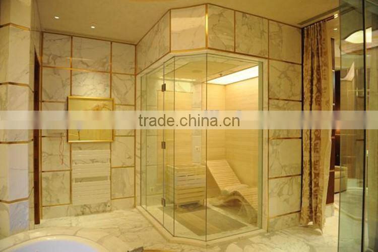 Extravagant Natural Polished Calacatta Gold Marble Indoor Decorative Stone