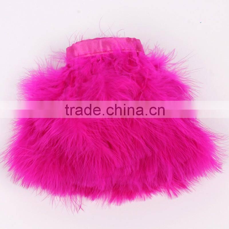 wholesale Best turkey plume trim dyed marabou feather trimmings for party decor
