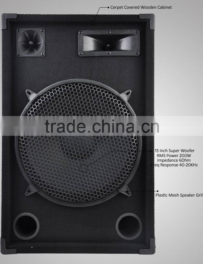 15 Inch Passive Professional Audio Speaker AS15B