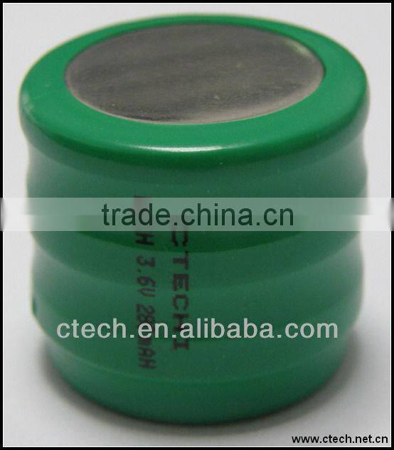 Nimh button cell battery 280h 1.2v rechargeable 330 mah Nimh 280H