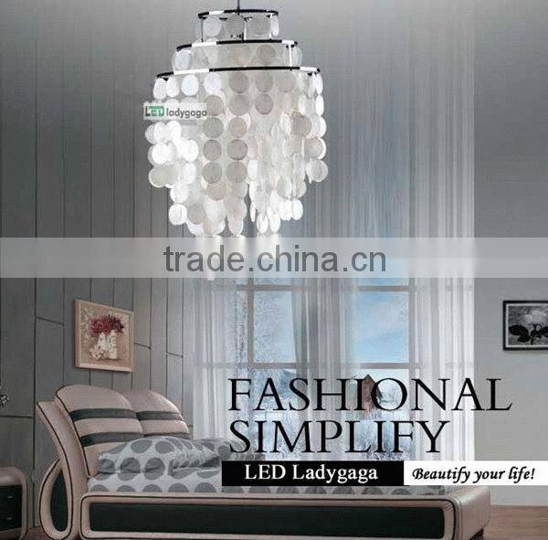 Beautiful Colorful Capiz Shell Chandelier