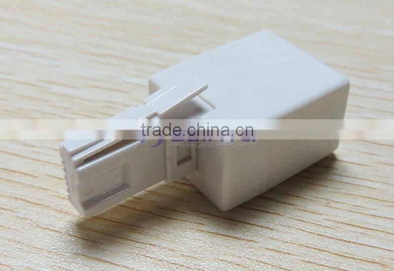US RJ11 Telephone Socket to UK BT Plug Telephone Adapter