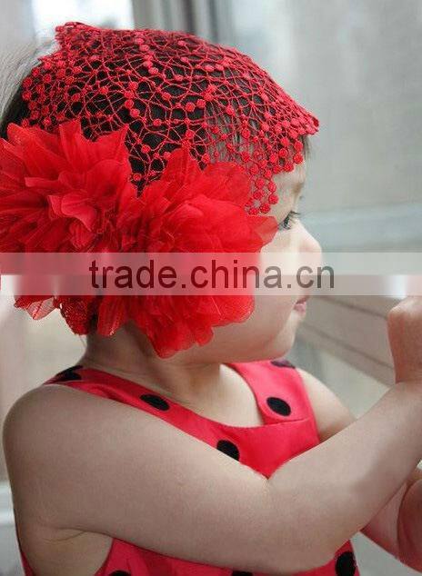 2013 New Flower Lace Baby Girl Headband