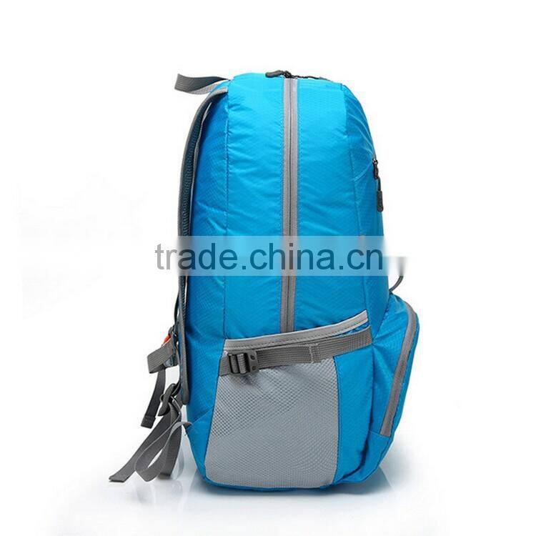 Fashionable LOGO OEM Foldable Nylon Backpack