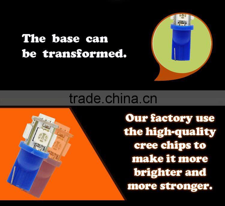 Cheap price T10 W5W 194 Wedge led light bulbs 5050 auto led lamp