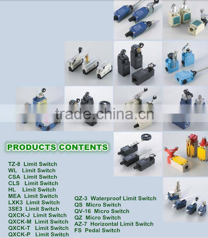 Stainless steel idler wheel, punch and spring CSA Limit Switch