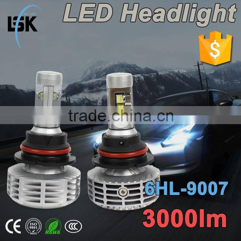 New arrival G6 fanless all in one energy saving waterproof 9007 led headlight conversion