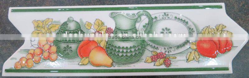 bathroom glazed ceramic arrow border tiles