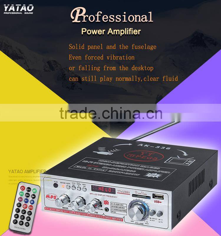 replacing amplifier tubes YT-336 with USB/SD/remote control