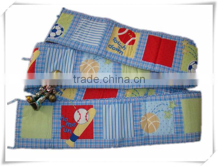 Baseball Boys 6pcs bedding set baby from professional manufacturer