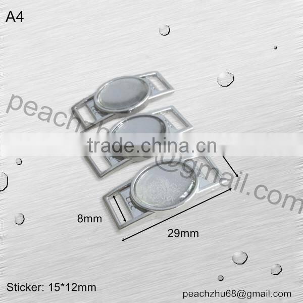 Metal Shoelace Charm/Shoes Charm Buckles for Paracord Bracelet