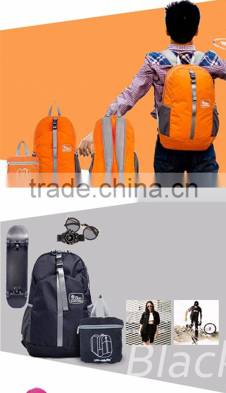 sport leisure bag outdoor hiking shoulder bag folding backpack ultra light