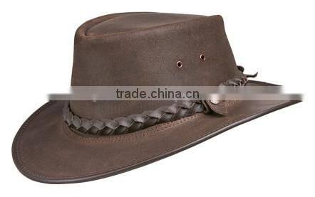 Cow Boy Hat Suede Leather