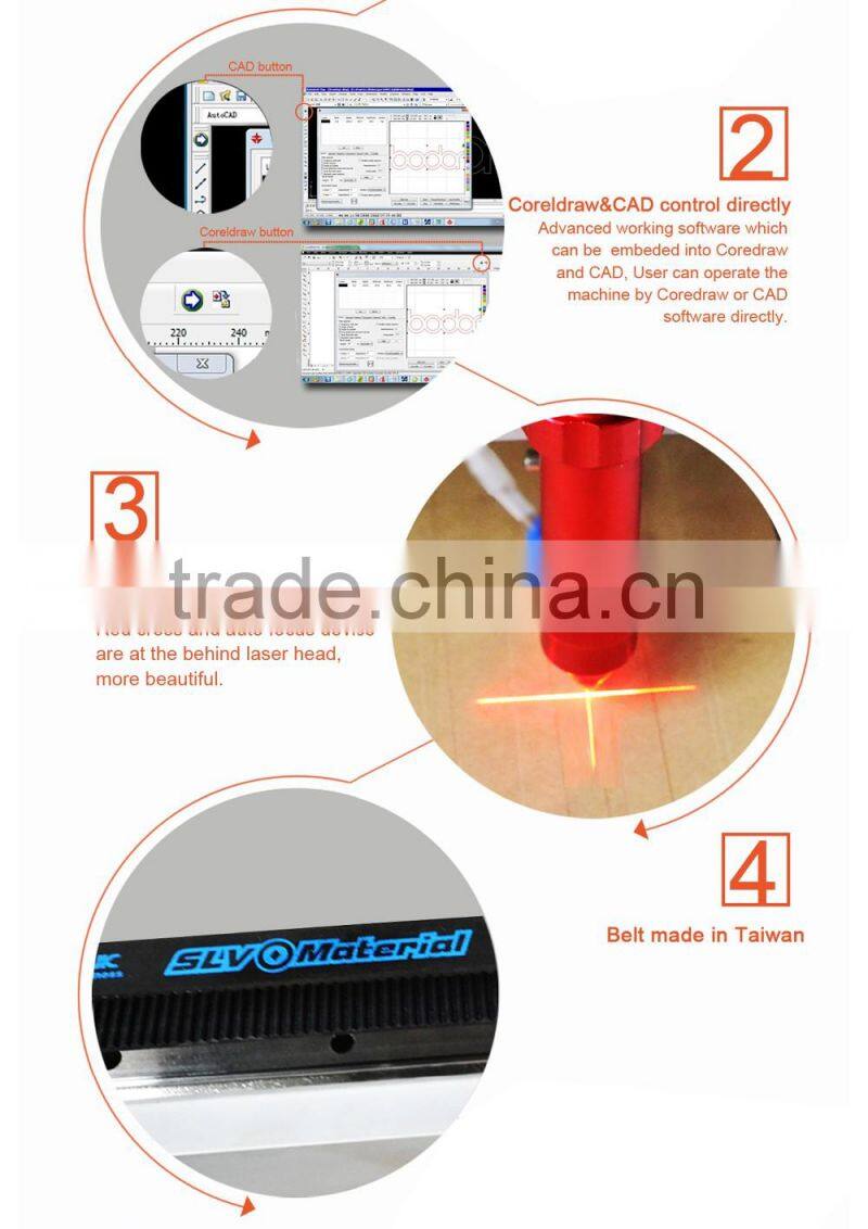 used co2 taiwan laser cutting machine BCL-X made in china