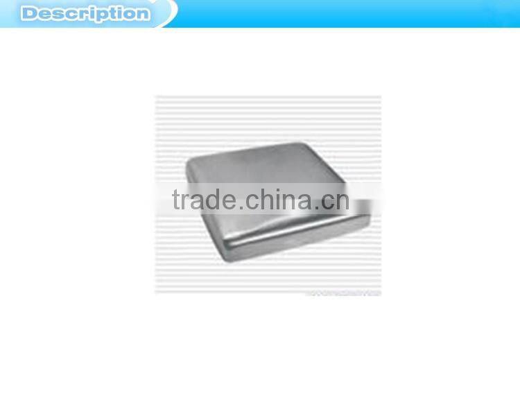 carbon exhaust pipe square tubing end cap stainless steel cap