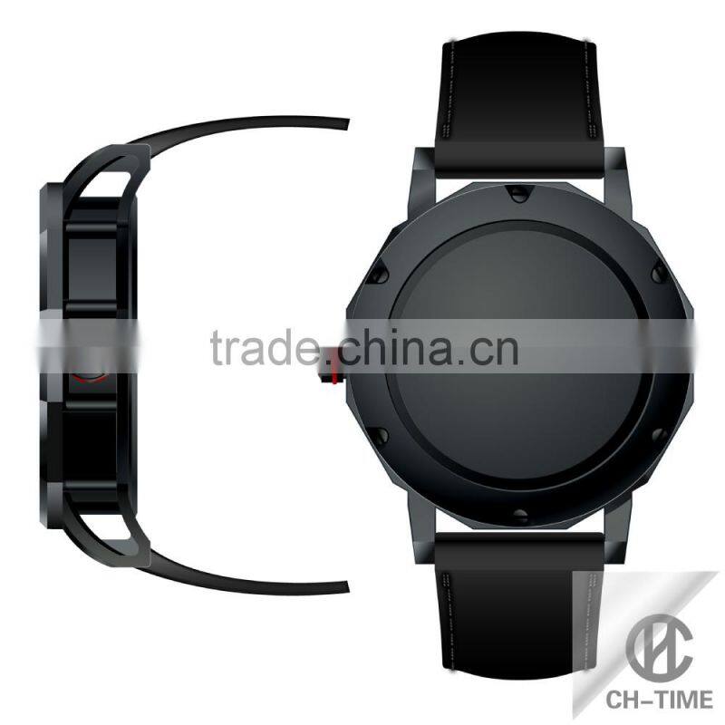 Diving waterproof sport stainless steel watch army fashion luxury skeleton case wtach