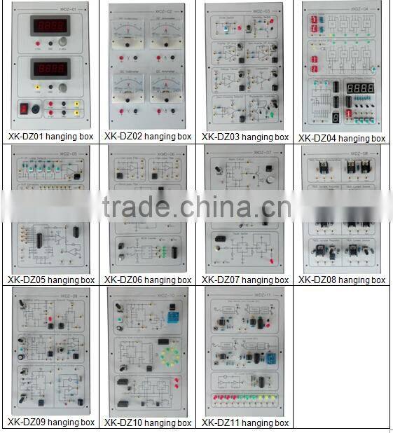 Basic electrical/electronic circuit training equipment/XK-DZ201/school lab training