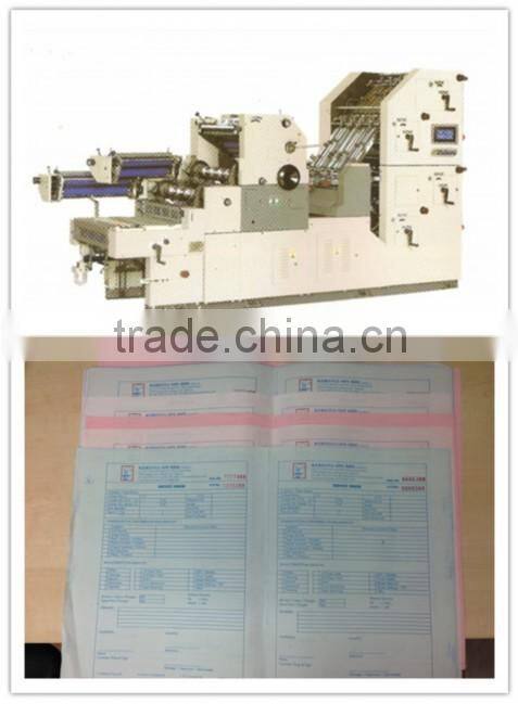 double colors printing with numbering and collating machine