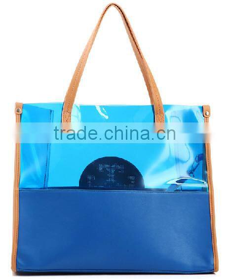 Famous manufacture best classical plastic beach bag