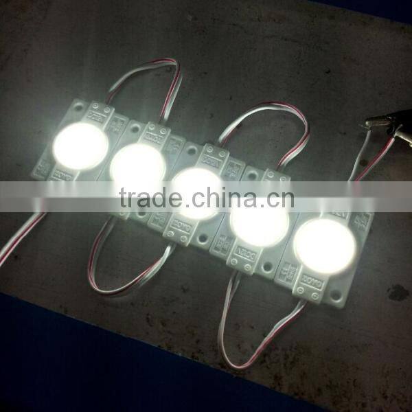 high power led module 2W with lens waterproof led module 12V 5 year warranty