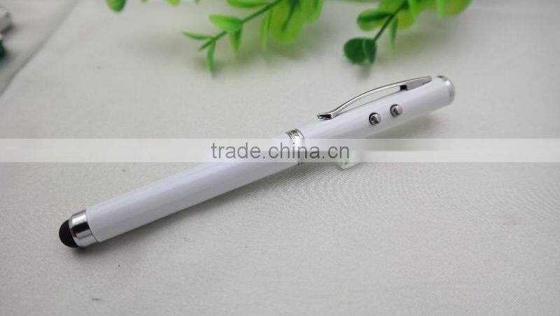 TM-22 4 in 1 multi founction touch pen , laser stlylus pen