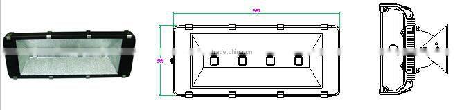Great performance high power led tunnel light,100w ip 65 led flood light