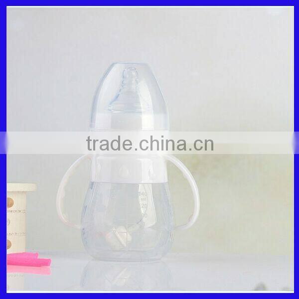 FDA approved OEM silicone nipple milk bottle for baby