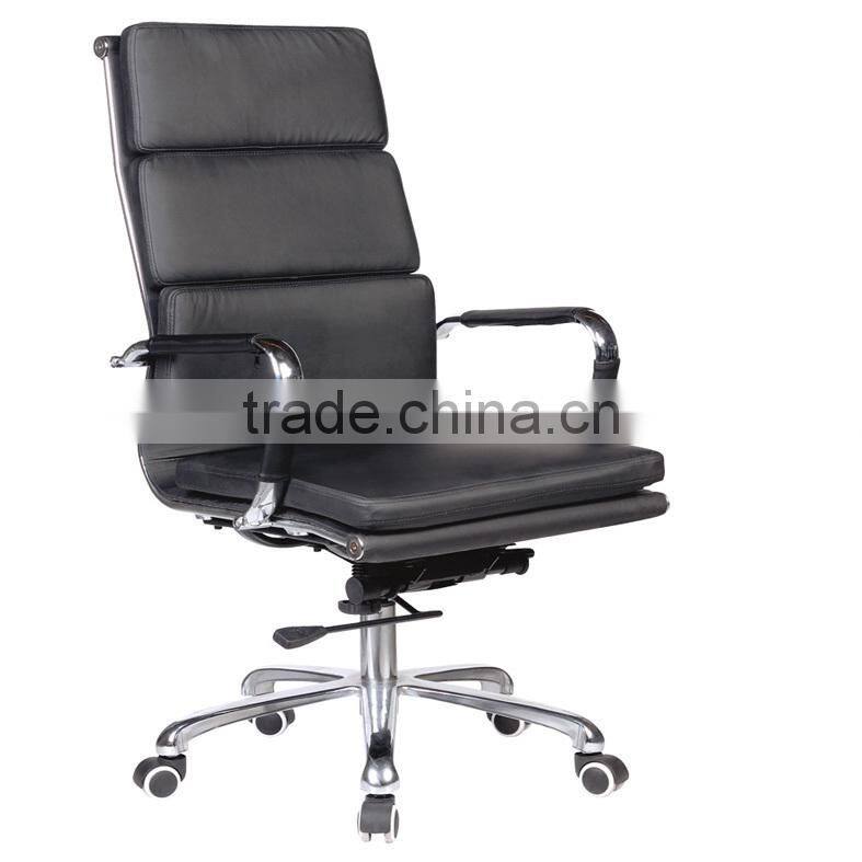 Steel Frame Chair/High back Excutive PU padding Chair /Office Chair with Ergonomic Design