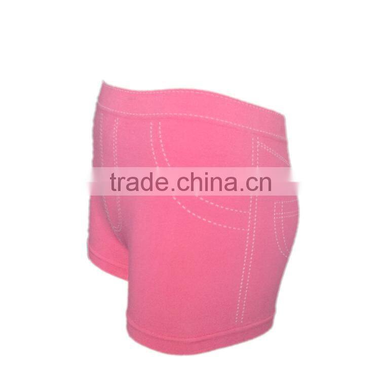 seamless girls wearing jeans boxer women boxer