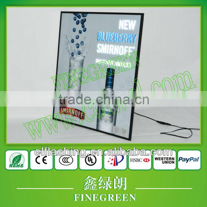 Newest LED Flashing box,08mm thickness