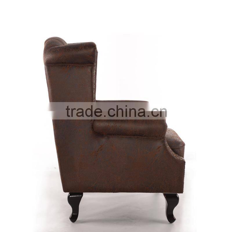 Hot sales Bonded Leather Club Chair comfortable single sofa chair