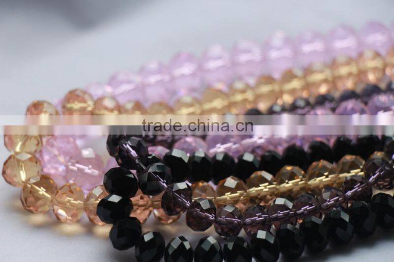 Hot Selling Wholesale Jewelry Rondelle Crystal Beads In Bulk