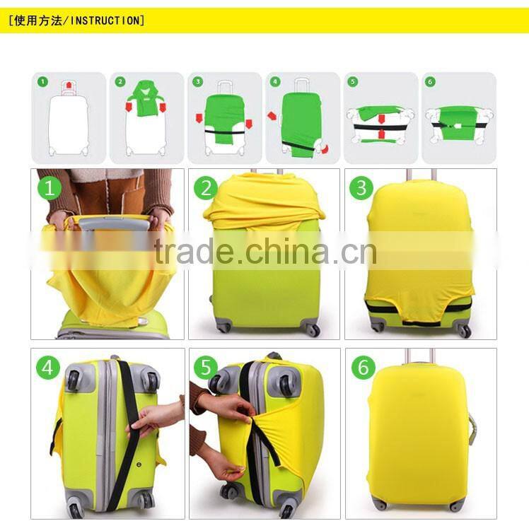 2015 fashion Spandex luggage cover with Union Jack print