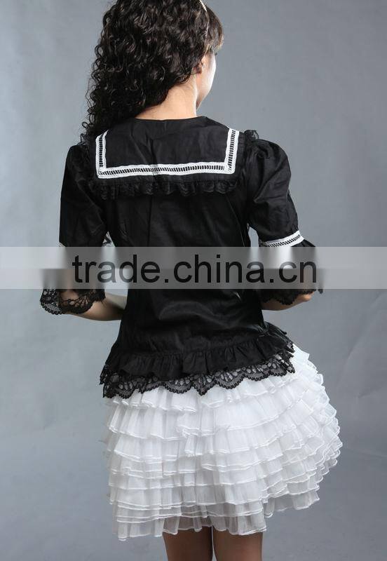 2013 the new GLP lolita Lolita waist the fifth sleeve lace shirt 81113